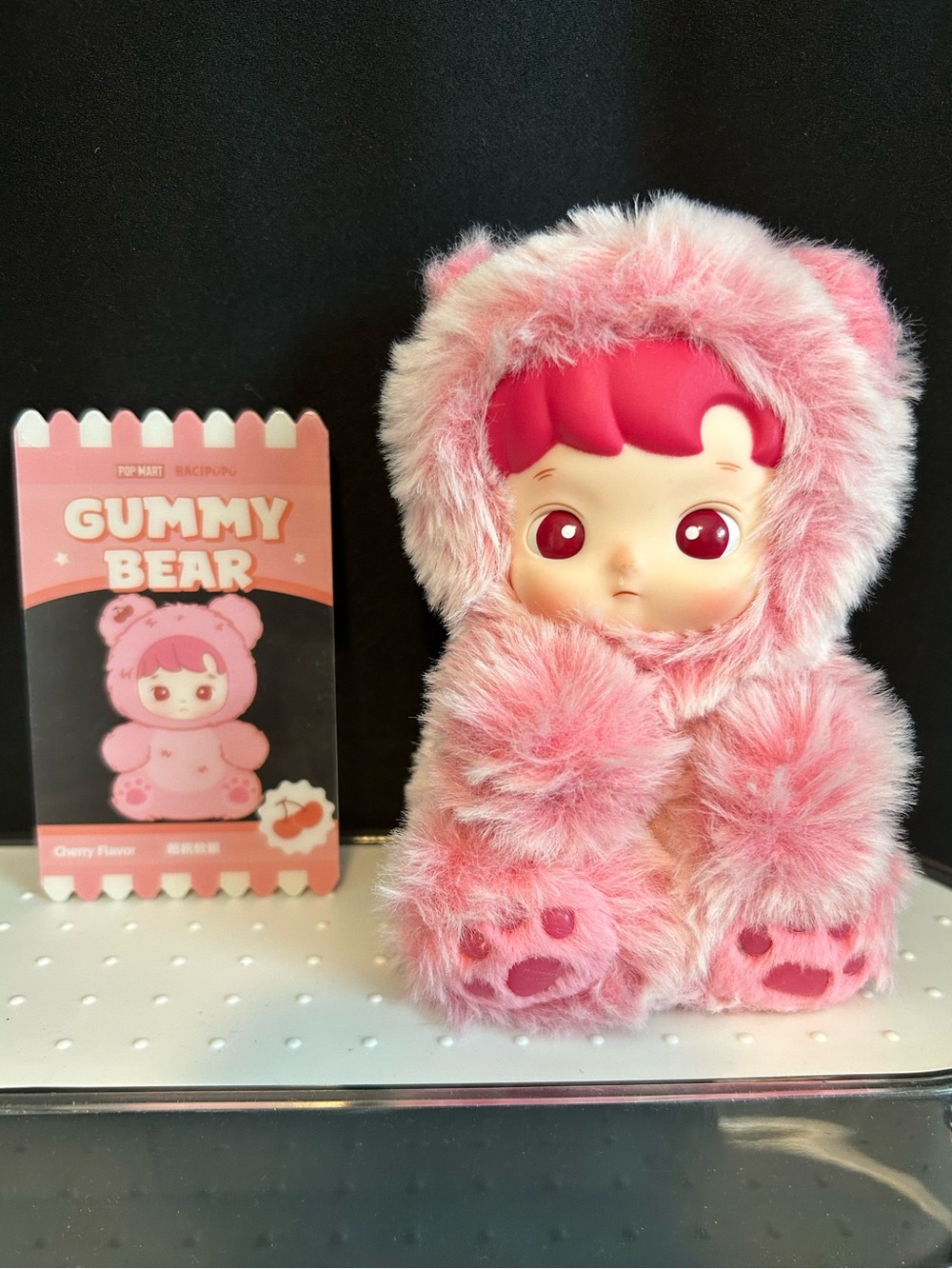 Haci Pupu gummy bear. Cherry flavor.